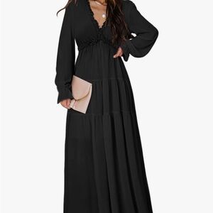 Elegant Black Maxi Dress